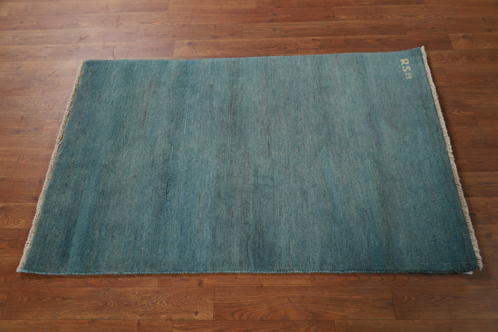 Light Blue Gabbe Modern Wool Foyer Accent Rug 3×4 ft Hand-knotted Oriental Rug