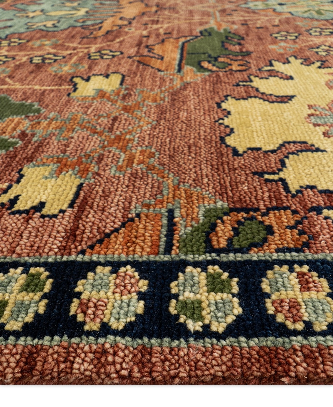 Vintage Donegal Arts & Crafts Rug 8’0″ x 10’1″ Hand Knotted Oriental Wool Carpet