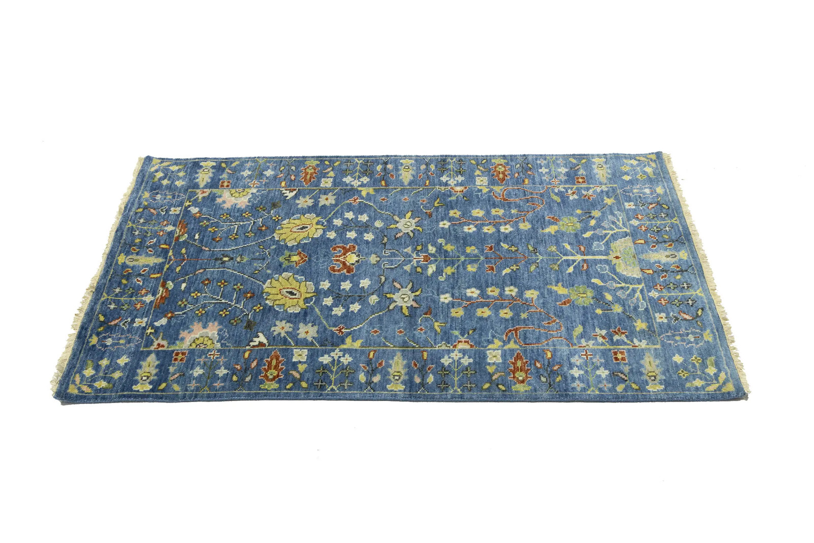 Handmade Tree of Life Chobi Rug Small Floral Oriental Carpet Foyer Decor 3X5 ft