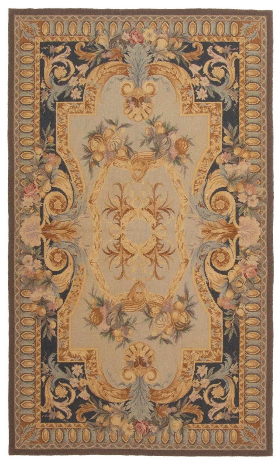 Vintage Hand Woven Area Rug 2’10” x 4’10” Traditional Wool Oriental Carpet