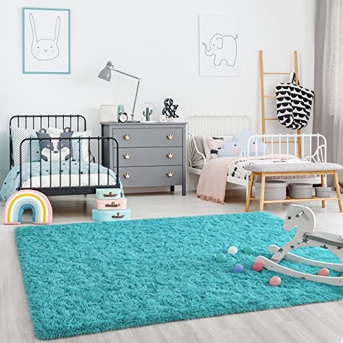 Fluffy Rug, Super Soft Fuzzy Area Rugs for Bedroom Living Room – 3′ x 5′