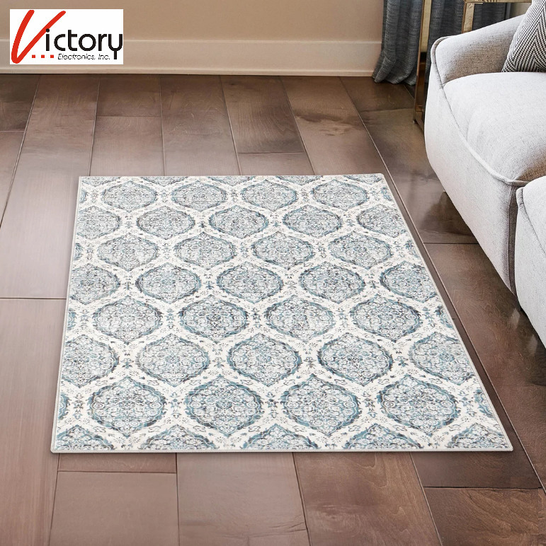 NIOB Wyatt & Ash Washable Indoor Area Rug | 3′ x 5′ (36″ x 60″) Alisha | 1843422