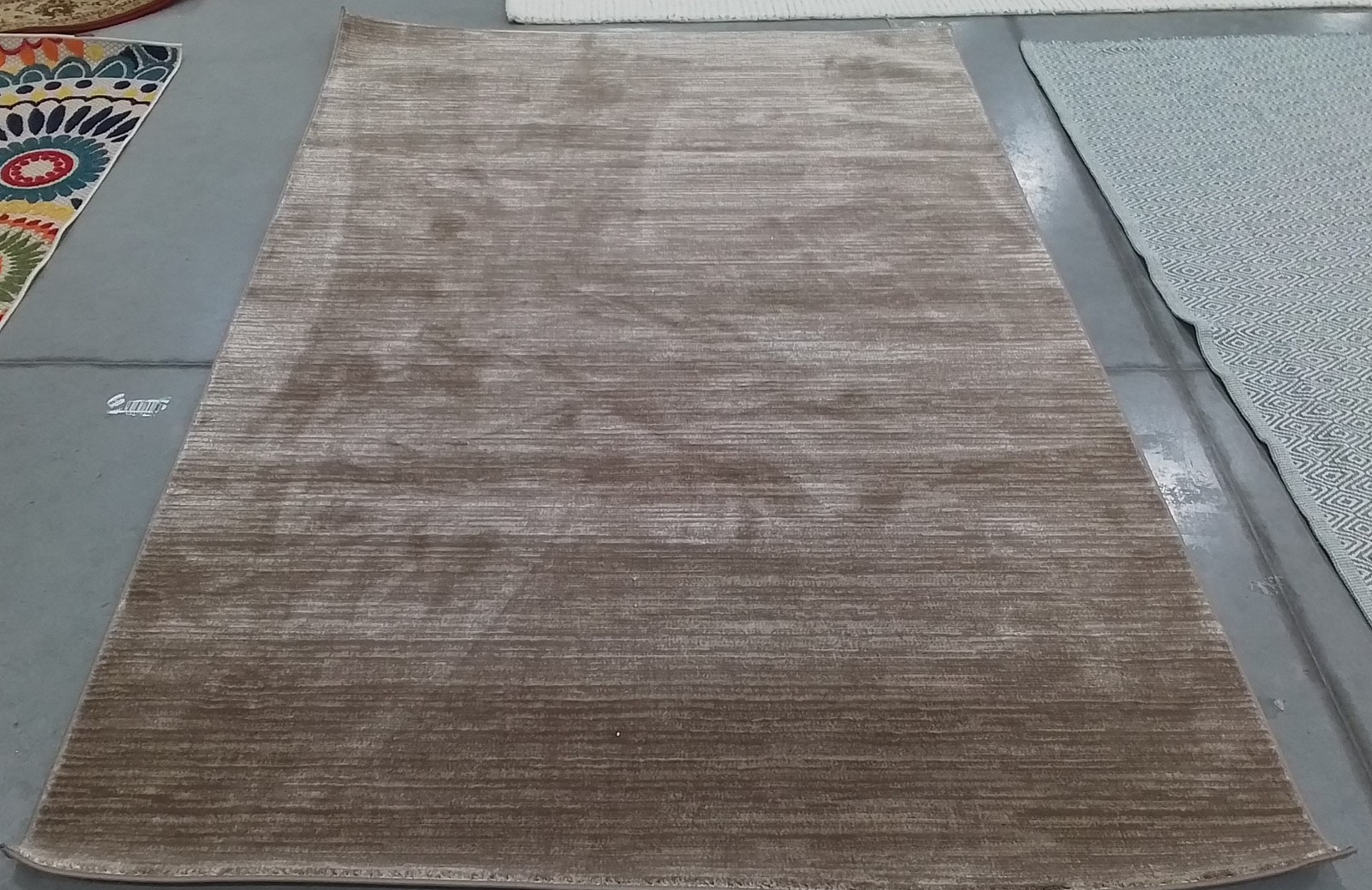 LIGHT BROWN 5′-1″ x 7′-6″ Flaw in Rug, Reduced Price 1172804713 VSN606C-5