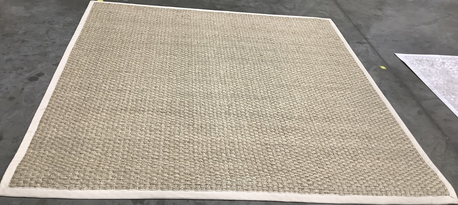 NATURAL / IVORY 8′-0″ x 8′-0″ Stained Rug, Reduced Price 1172684329 NF114J-8SQ