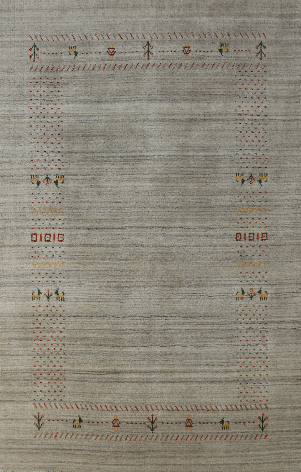Handmade Indian Rug Wool Gabbeh Area Rug 5×8 ft for Bedroom