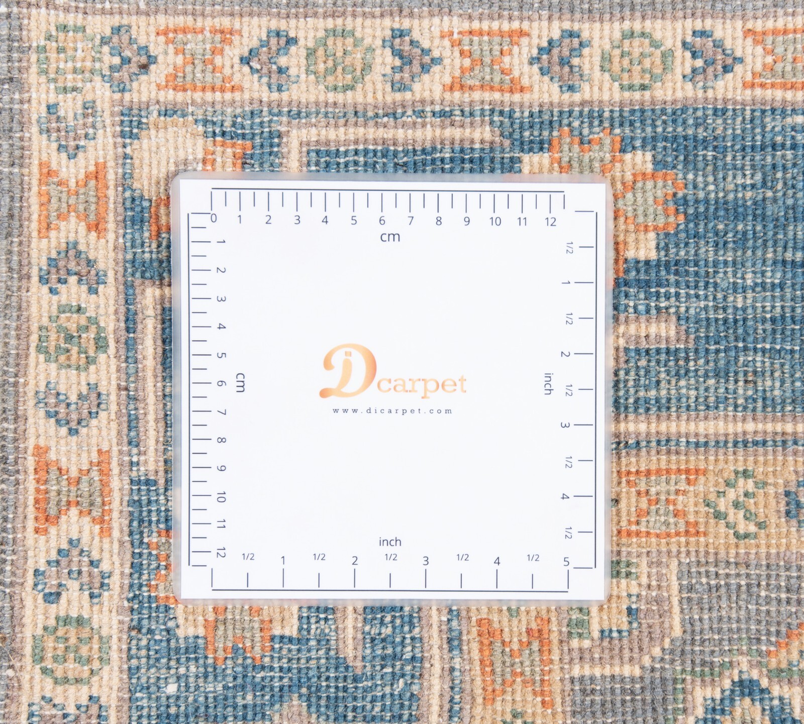Kazak 69 11/16×49 3/16 in Handwoven Oriental Fine Carpet Rug Grey