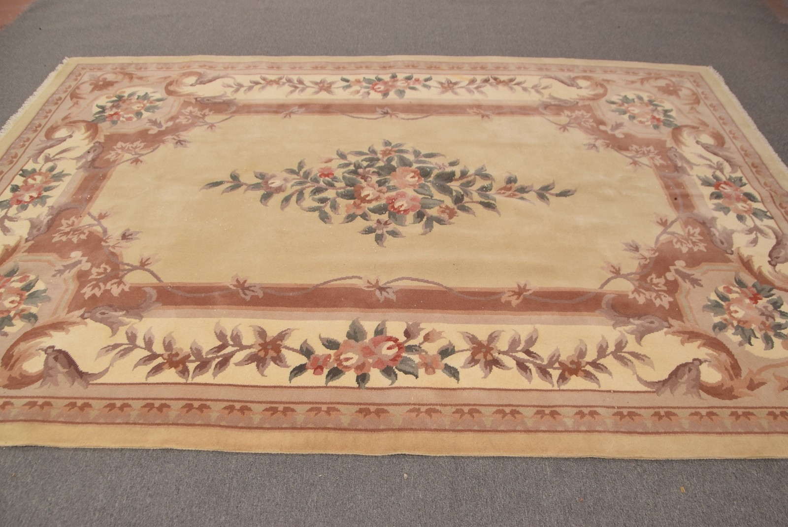 Vintage Rug Rug 6,46×9,7 ft (197×295 cm), Brown Oriental Turkish Rug