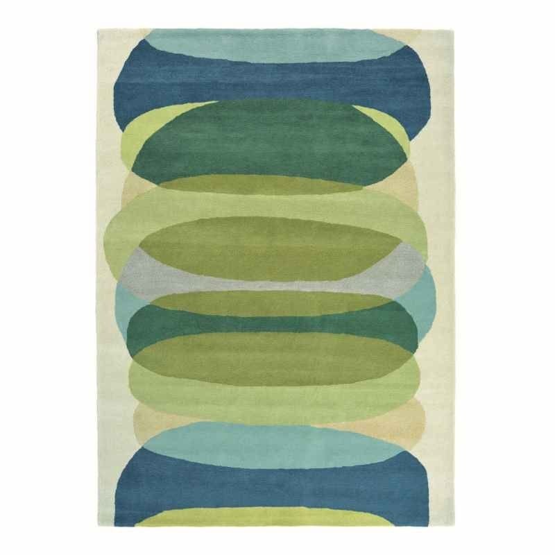 Harlequin Elliptic Hand Tufted Area Rug Handmade Unique Rug 5×8 6×9 8×10 9×12