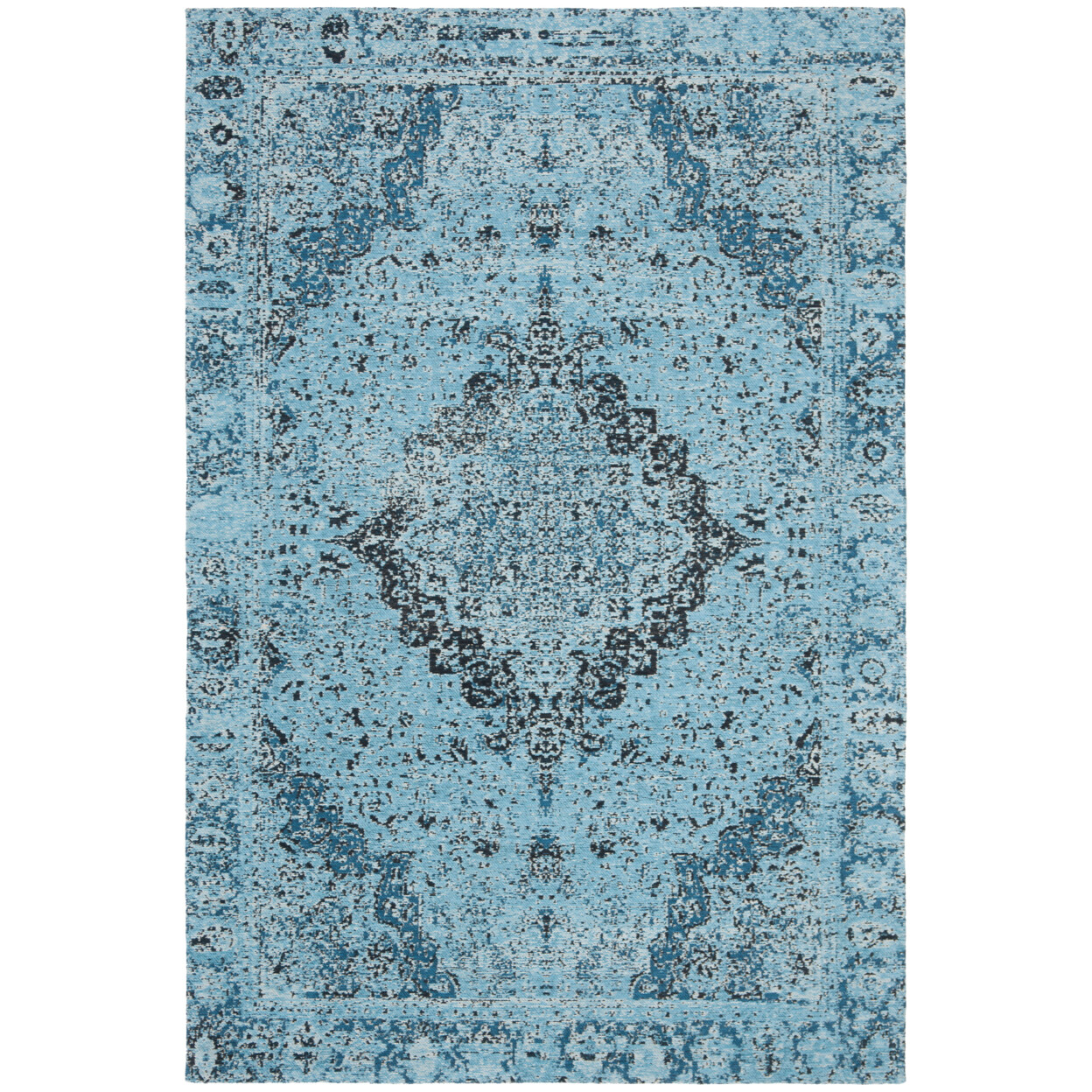 SAFAVIEH Classic Vintage Collection CLV110M Blue Rug