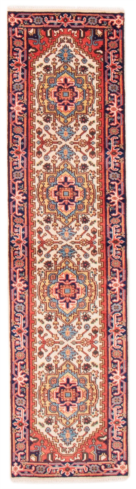 2’7″ x 10’0″ Vintage Hand-knotted Runner Rug Traditional Oriental Wool Carpet