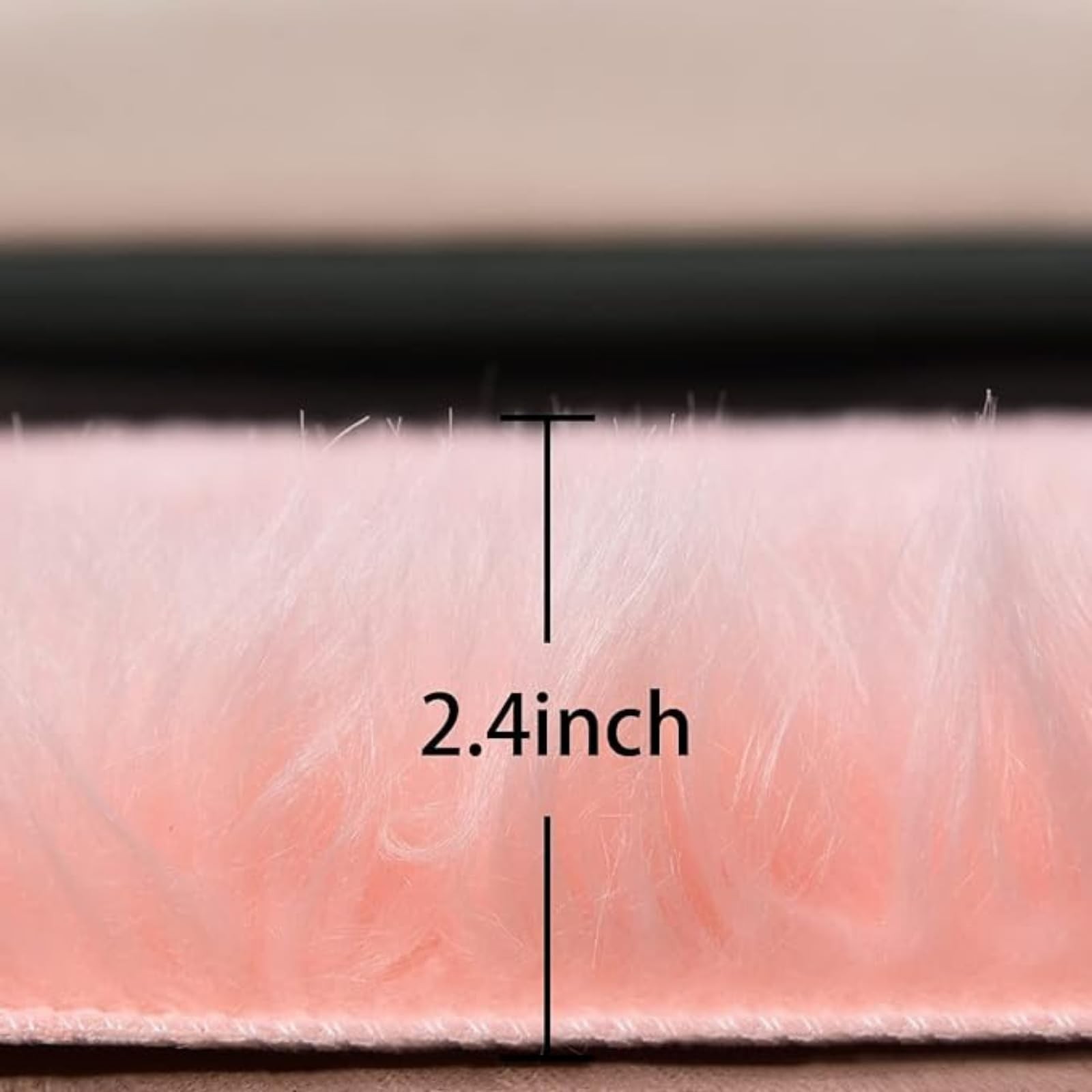 14×10 inches 1pcs Rectangle Faux Fur Plush Cushion, Area Rugs Fluffy Carpet M…