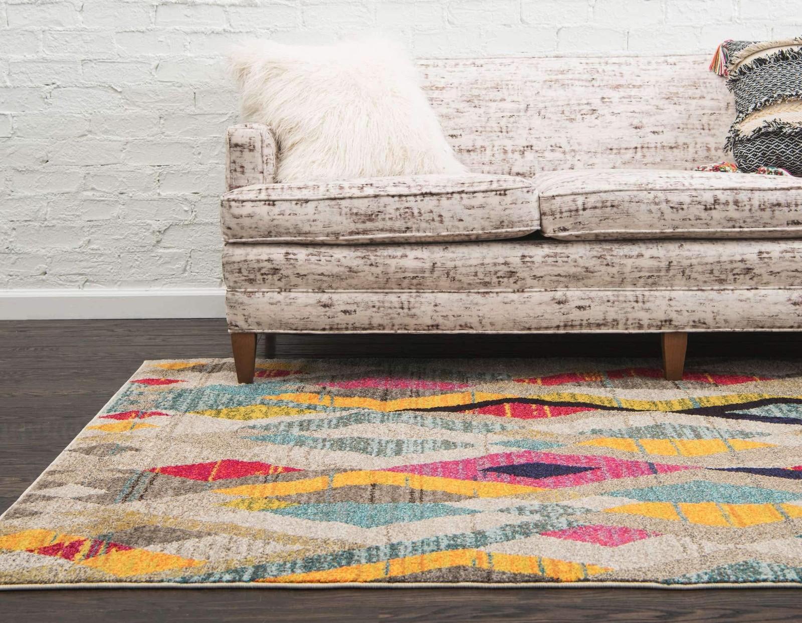 Sedona Collection Southwestern, Distressed, Over-Dyed, Modern, Tribal, Abstra…