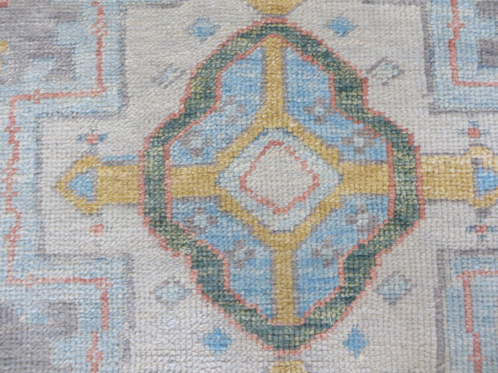 4’8 x 7’2 Hand Knotted Gray Colorful Turkish Oushak Oriental Rug G15500