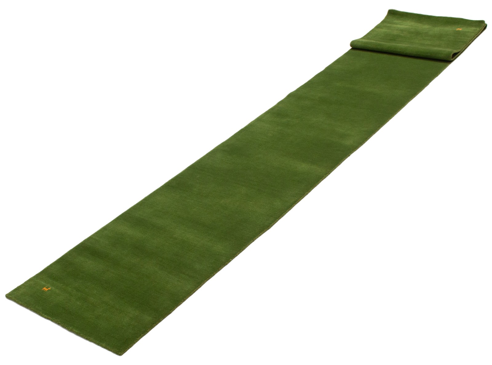 Traditional Green Hand loomed Area Rug 2’8″ x 17’8″ Oriental Carpet