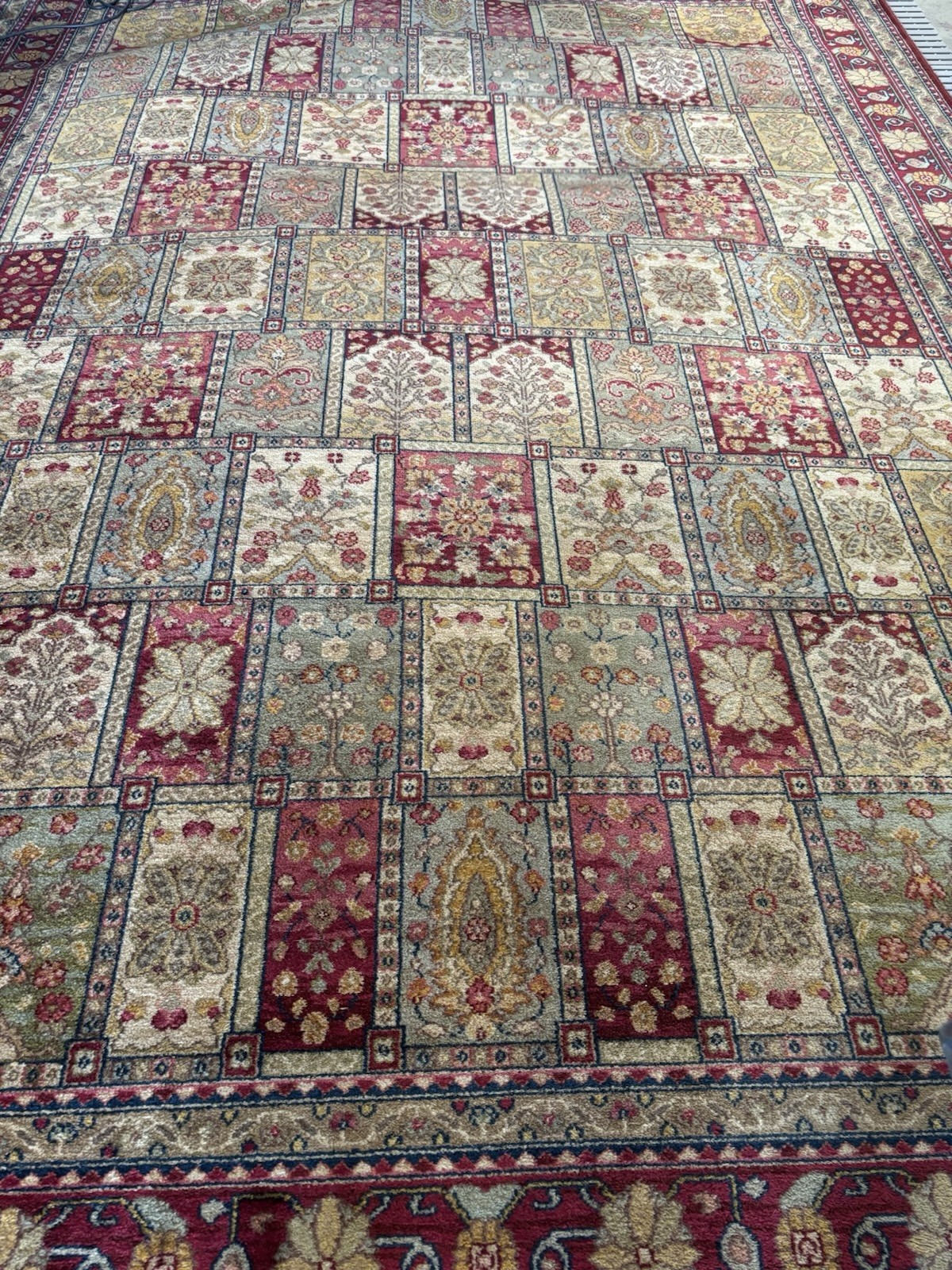 8.8 x 12 KARASTAN ANTIQUE LEGENDS BAKHTIYARI 2200-202 100% WOOL RUG PROF. WASHED