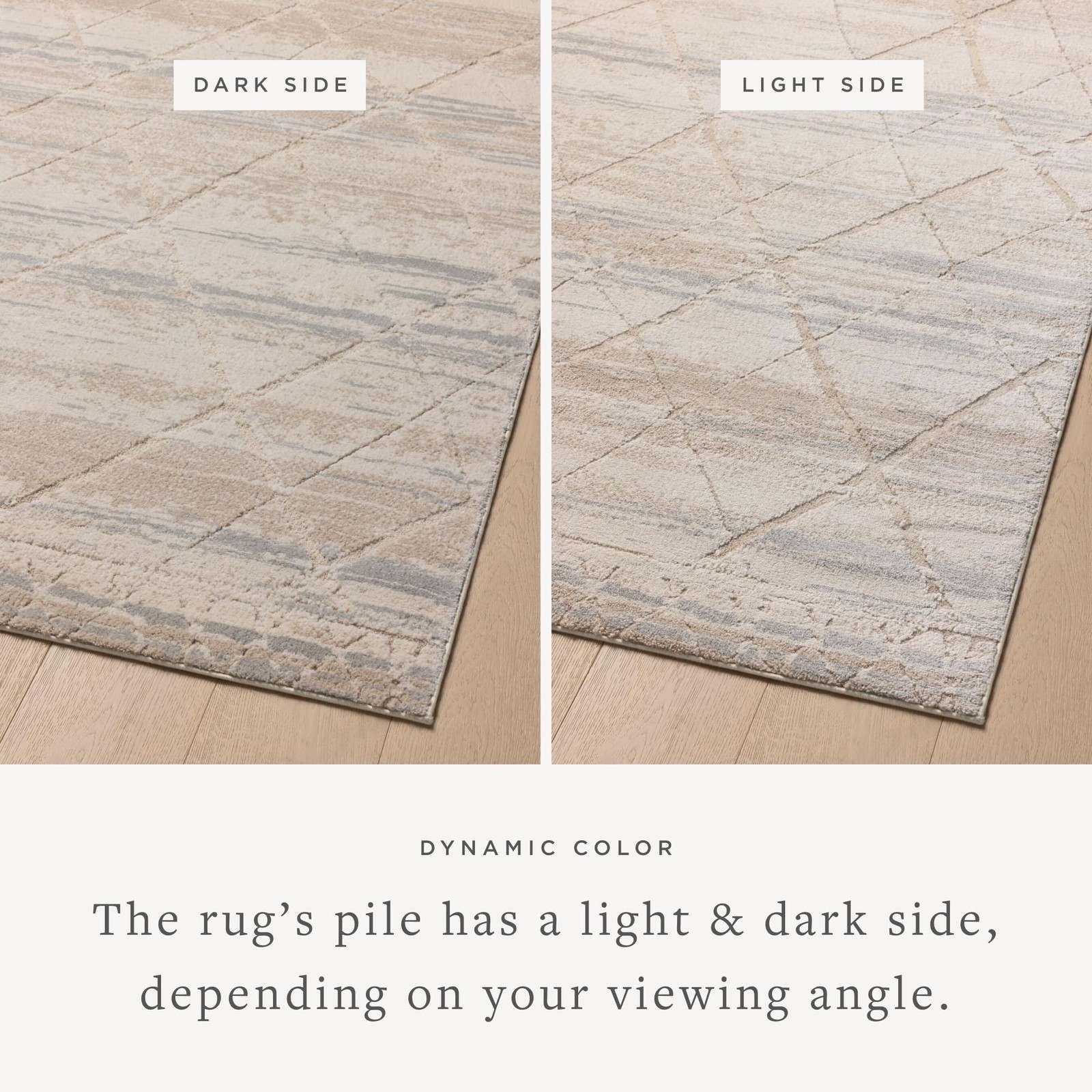 Loloi Monty Collection MOT-02 Ivory/Natural 4′ x 6′ Accent Rug