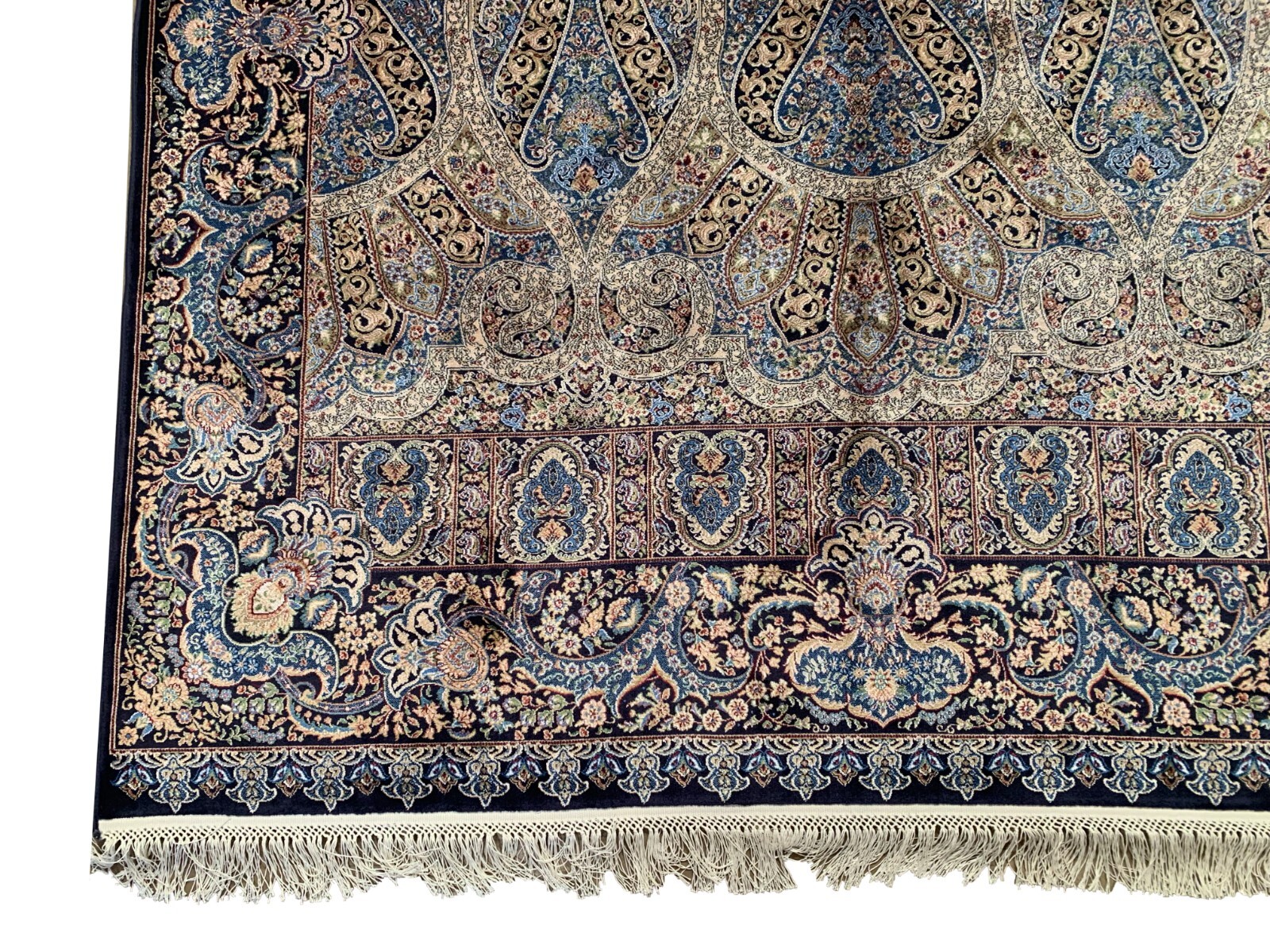 5X8 Tufted Pure Silk Area Rug Turkish Oriental Carpet, 1000 KPSI (5’2″ x 7’6″)