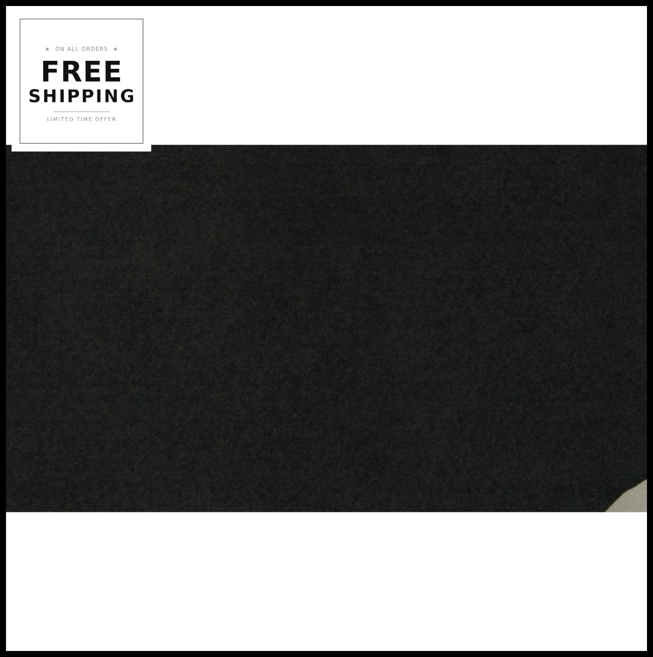 Area Rug 7 ft x 10 ft Black Low Pile Polypropylene Easy Clean Non Shedding for