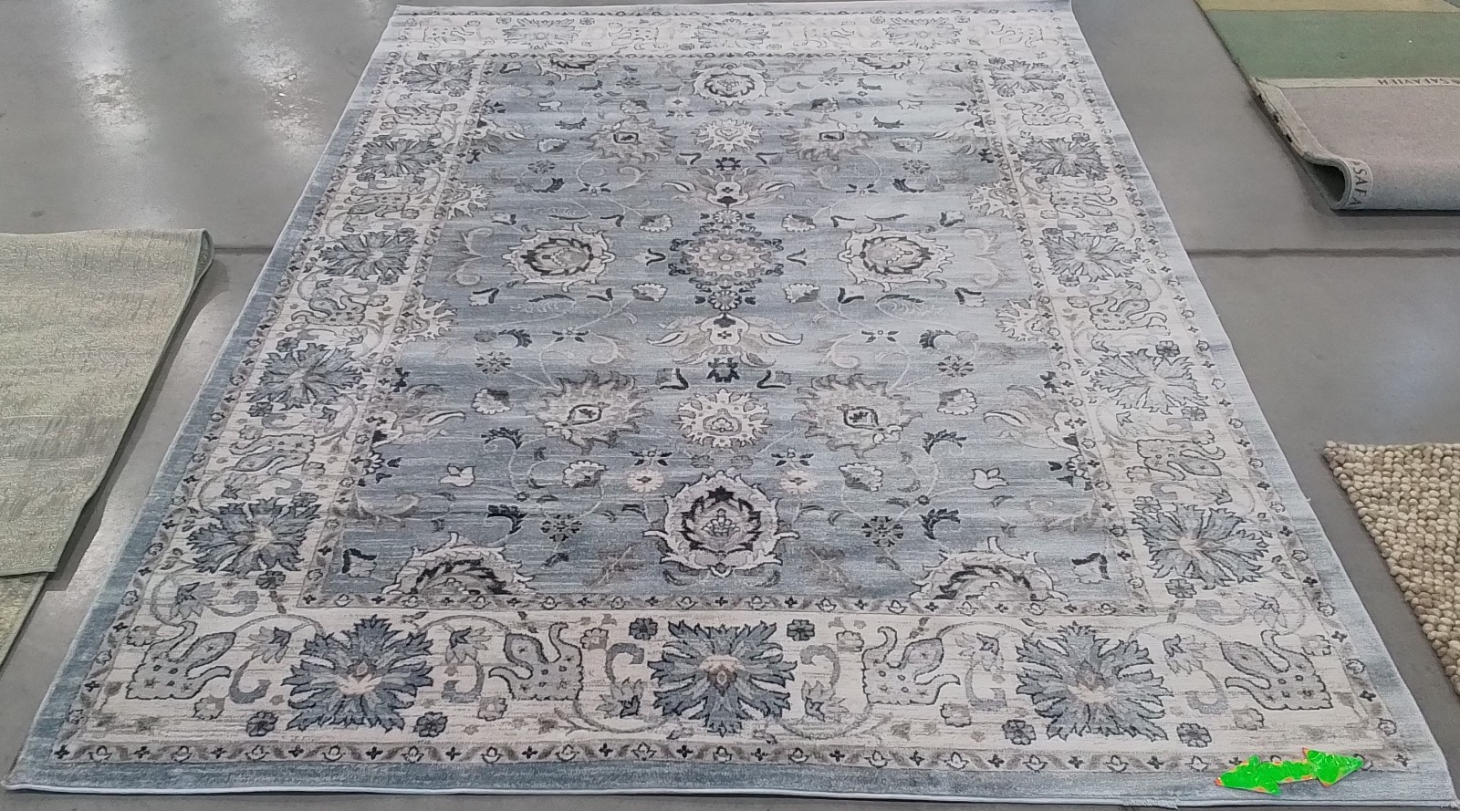 LIGHT BLUE 6′-7″ x 9′-0″ Stained Rug Reduced Price 1172775245 ISA940M-afsa