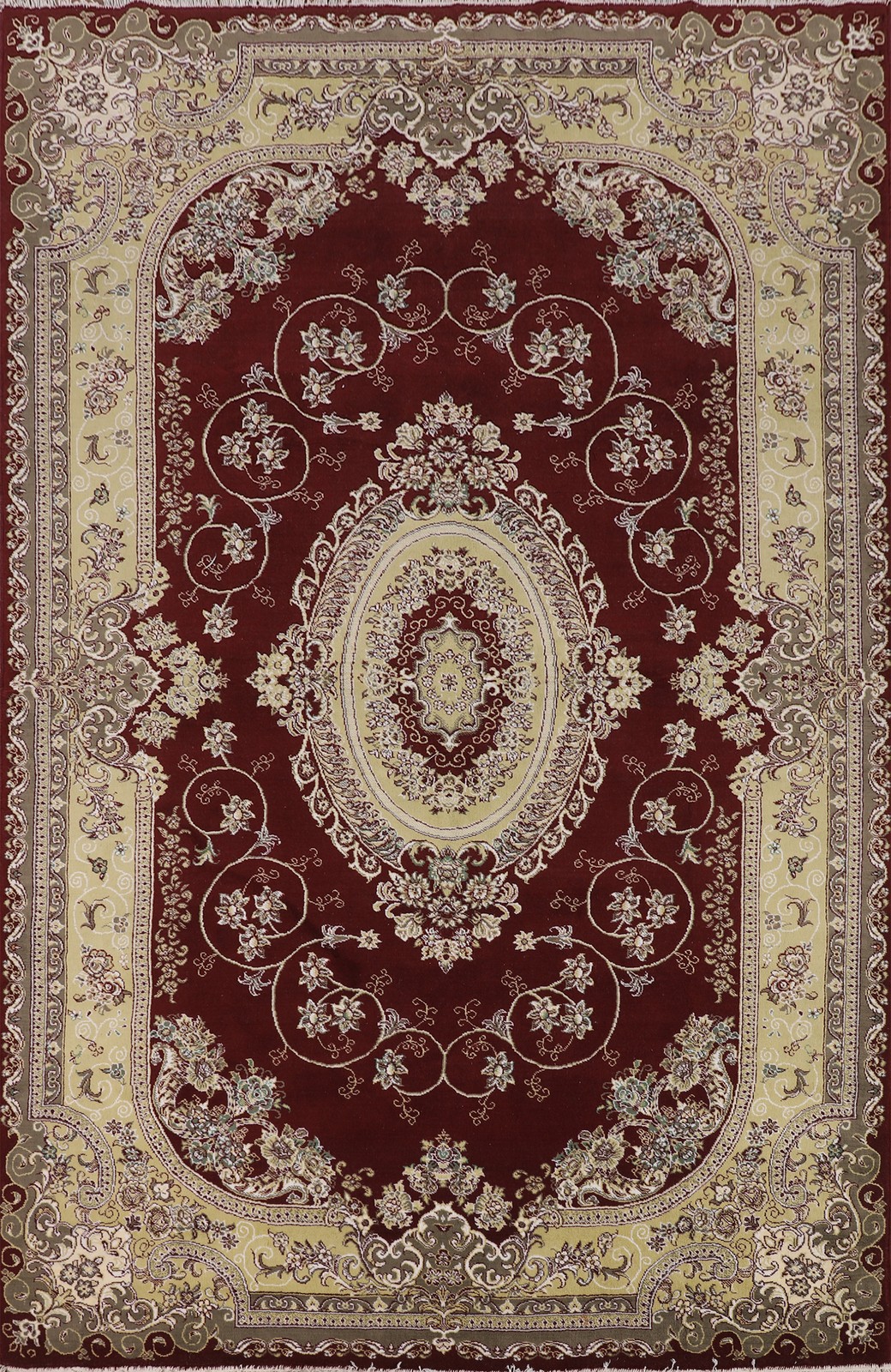 Victorian Style Turkish Area Rug 7×10 Traditional Oriental Carpet for Any Room