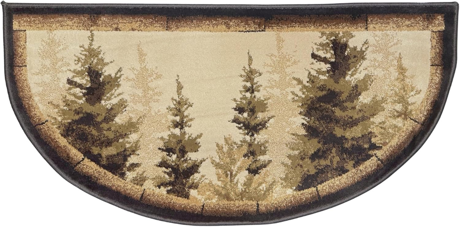 Wilderness Hearth Area Rug – Nature-Inspired Welcome Mat for Cabins
