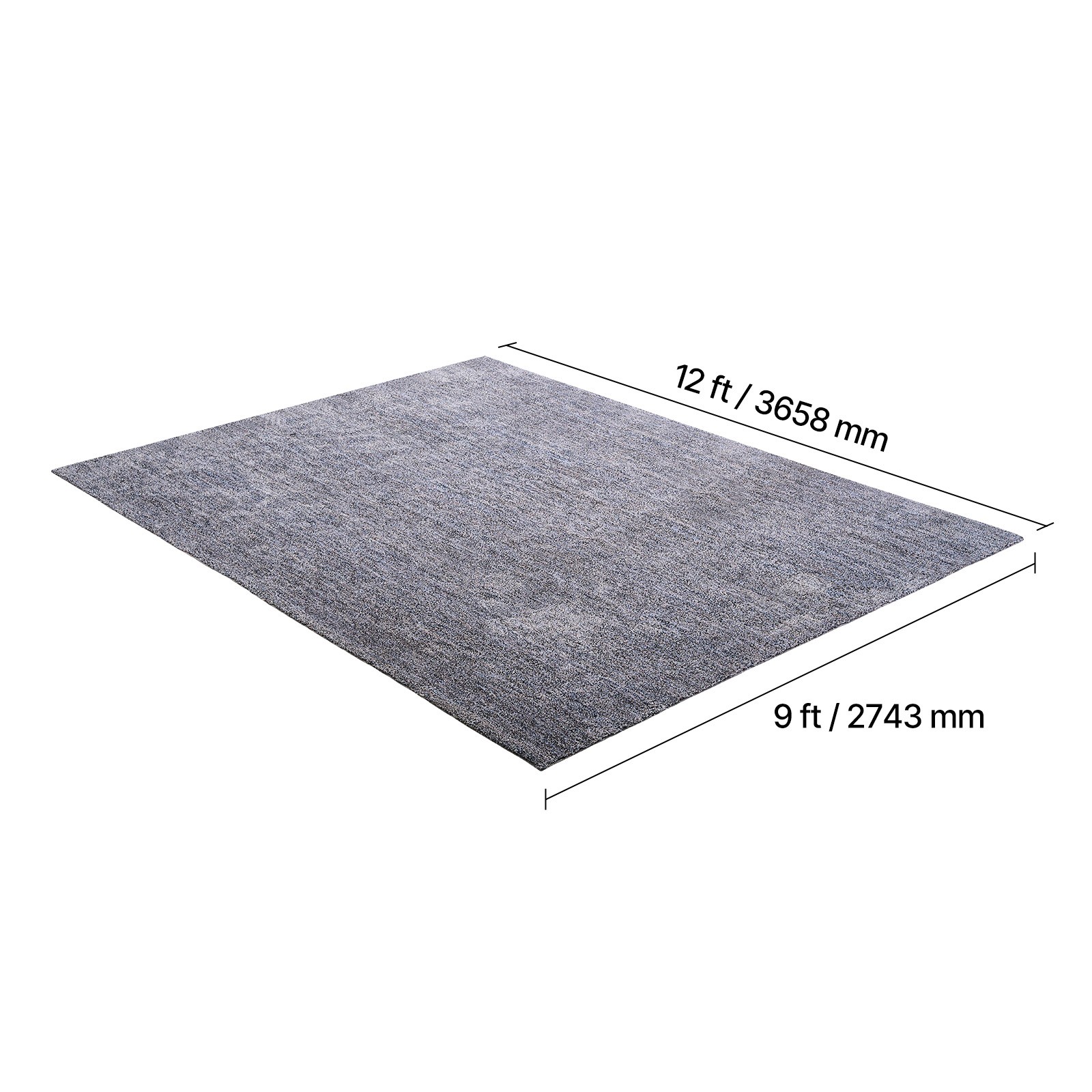 Uimoso Indoor Soft Plush Area Rug 9 x 12 ft for Living Room, Bedroom, or Study