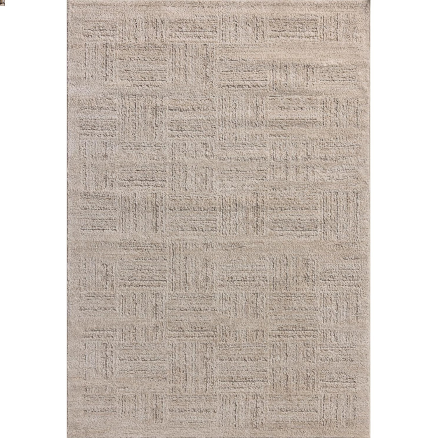 Amber Lewis Monty Collection MOT-01 Ivory/Taupe 2′-7″ x 8′-0″, .50″ Pile Heig…
