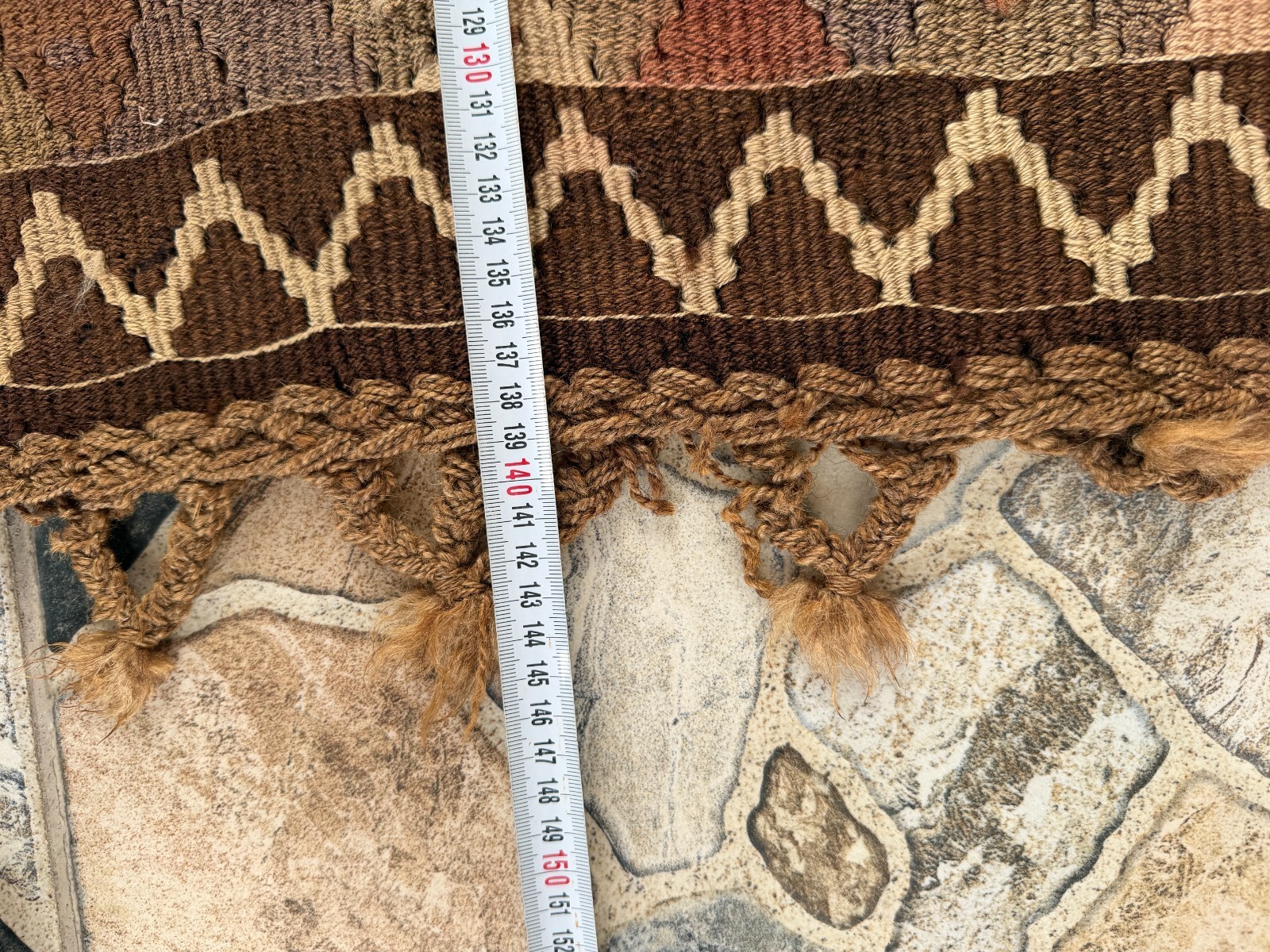 Kars Kurdish Kilim Rug Vintage Handmade Turkish Wool Flatweave Runner