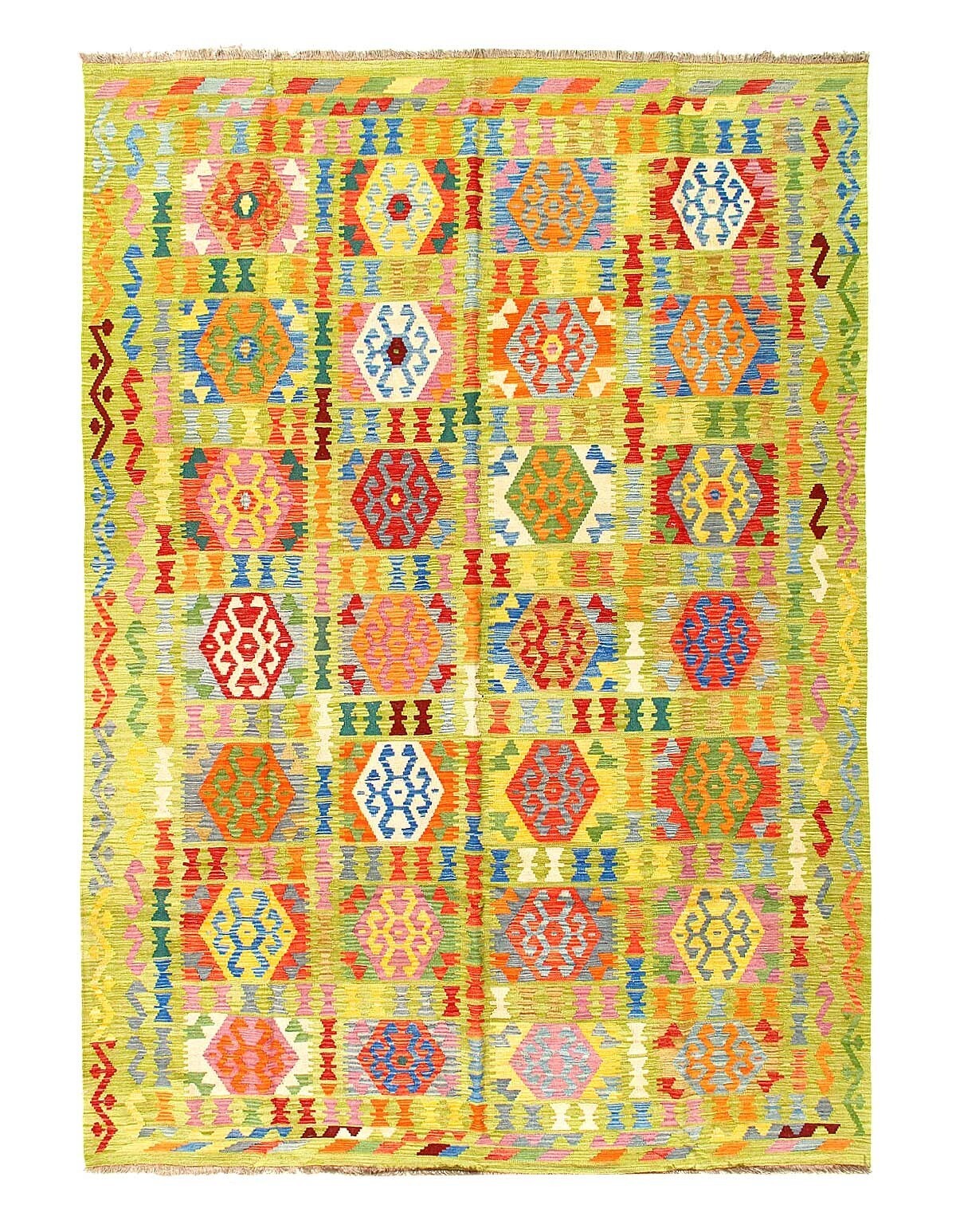 Pasargad Caucasian Tribal Style Flat Weave kilim 6’8” X 9’8”
