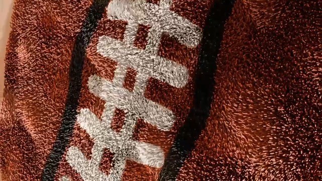 Football Rug 34×22 Inch Soft Microfiber Kids Playroom Carpet Non Slip TPR