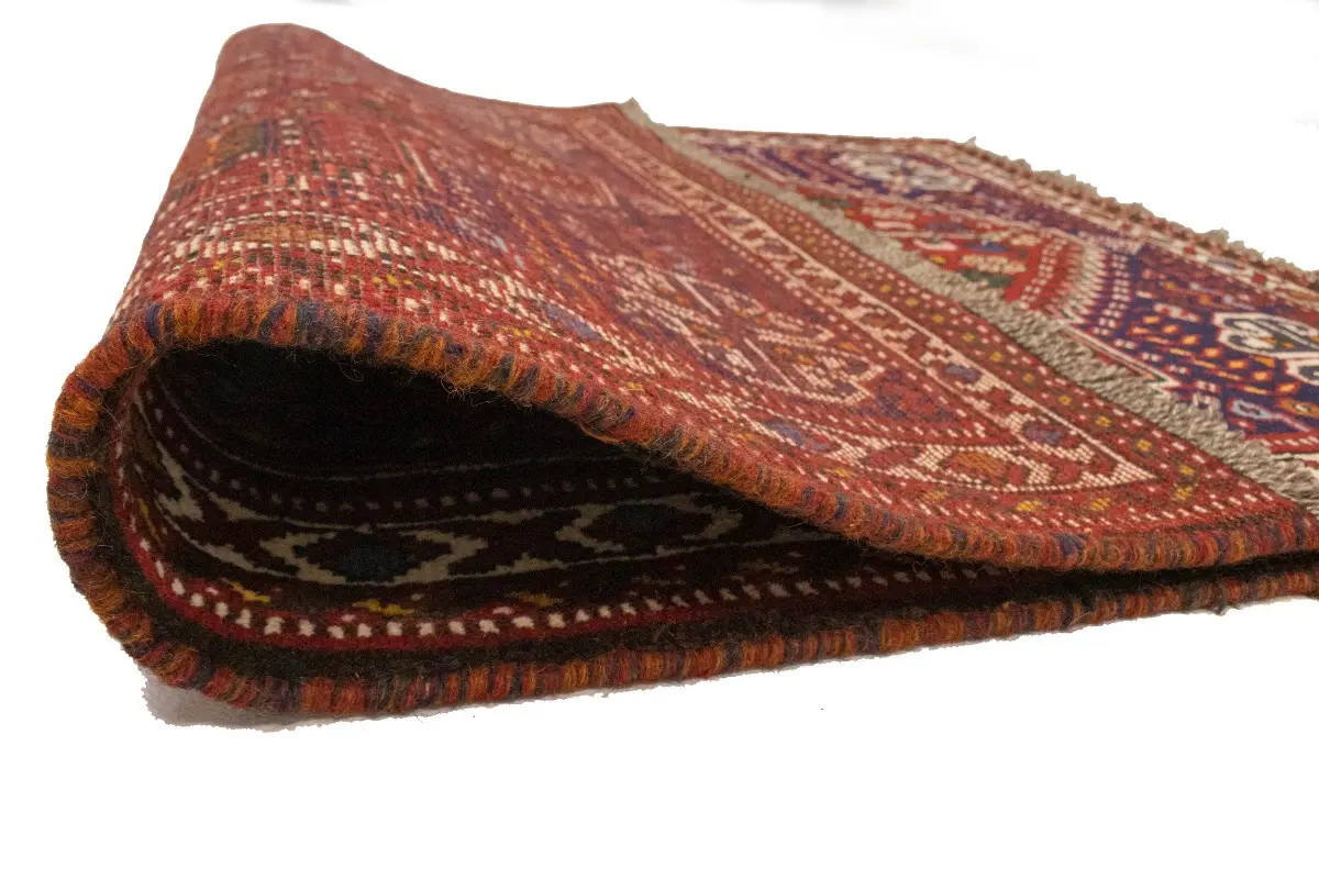 3’5X5 Handmade Oriental Rug Geometric Tribal Design Farmhouse Decor Carpet
