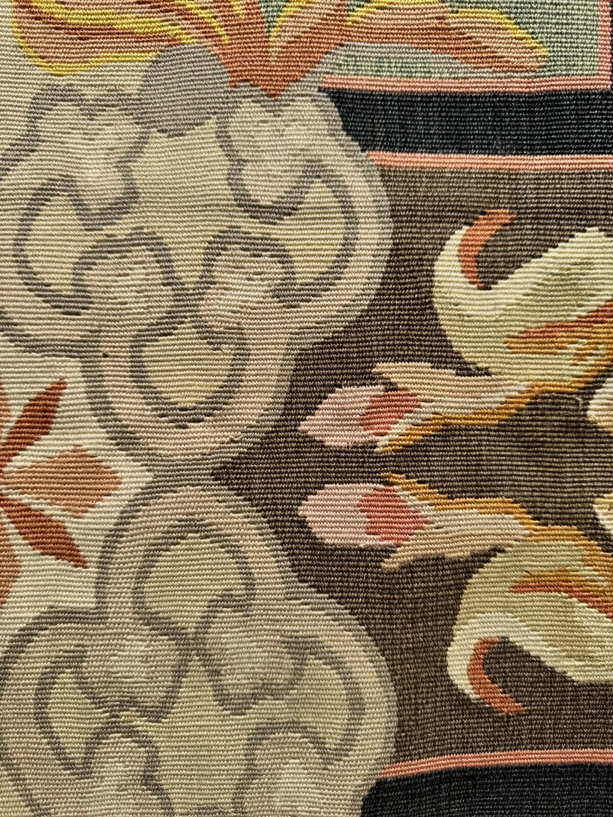20′ x 12′-4″ Aubusson Inspired Needlepoint Area Rug