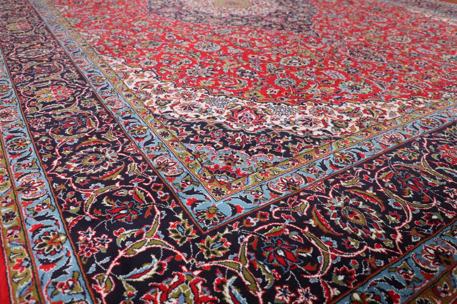 Traditional Floral Turkish Area Rug 10×13 Medallion Oriental Room Size Carpet