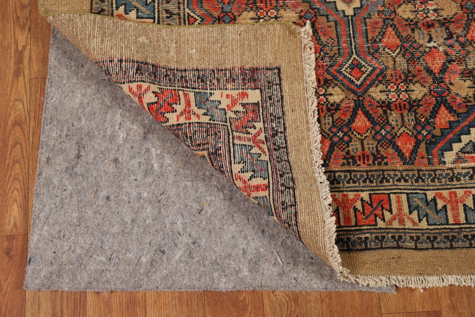 Antique Pre-1900 Vegetable Dye Serab Oriental Accent Rug 3×4 Mongolian Carpet