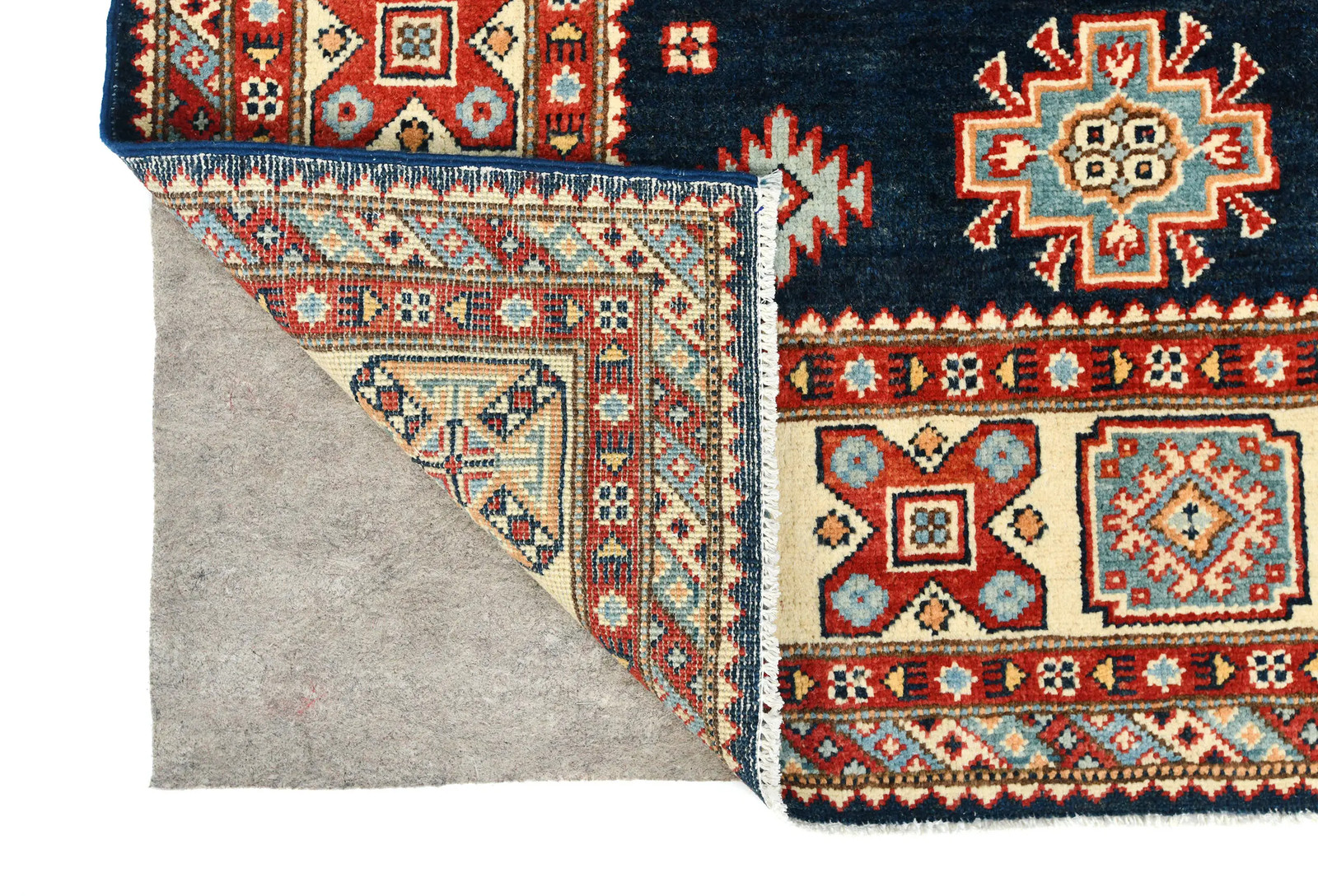 Handmade Kazak Pakistan Rug 5’9X8’11 ft Geometric Tribal Style Oriental Carpet