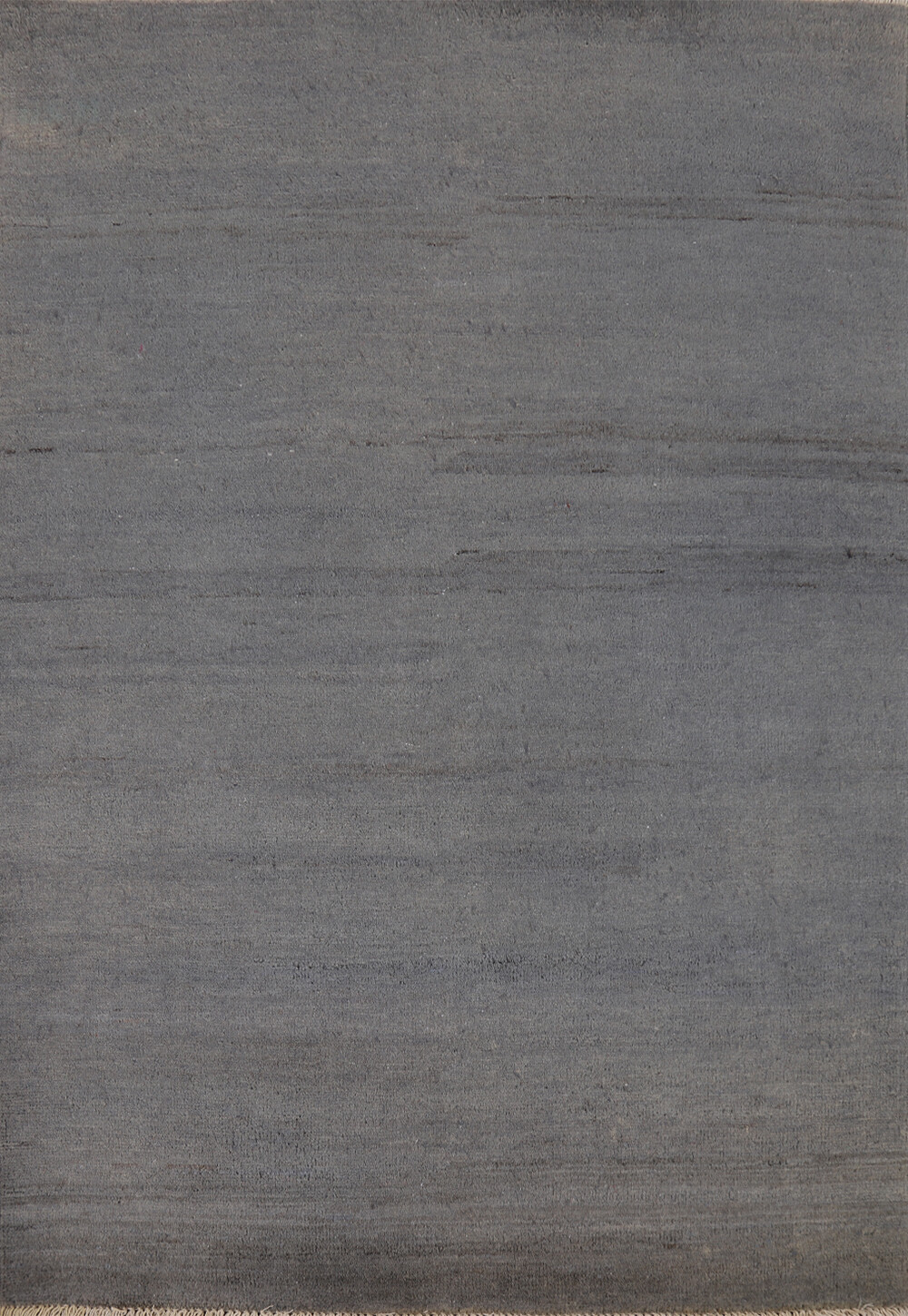 Classic Gabbeh Solid GreyWool Modern Accent Rug – Timeless Beauty 4′ 9″ x 3′ 7″