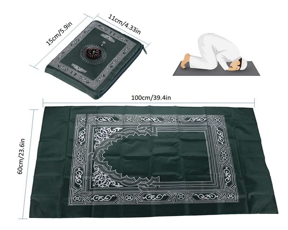 Travel Prayer Mat, 4 PCS 60cm*100cm Portable Prayer Mat, Waterproof Prayer Ma…