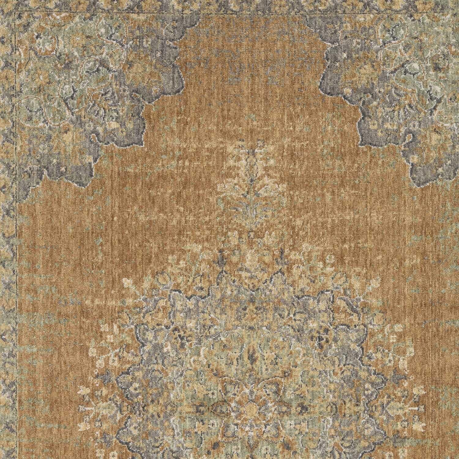 63 X 91 Coffee Wool Rug