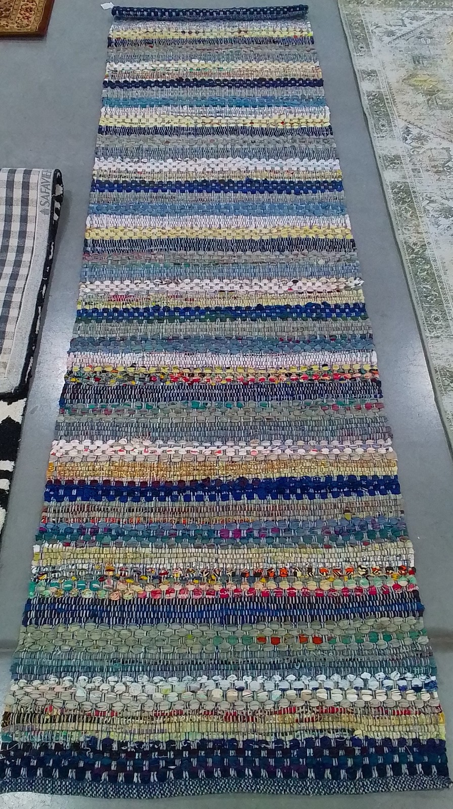 BLUE / MULTI 2′-3″ x 8′-0″ Flaw in Rug, Reduced Price 1172808586 MTK975B-28