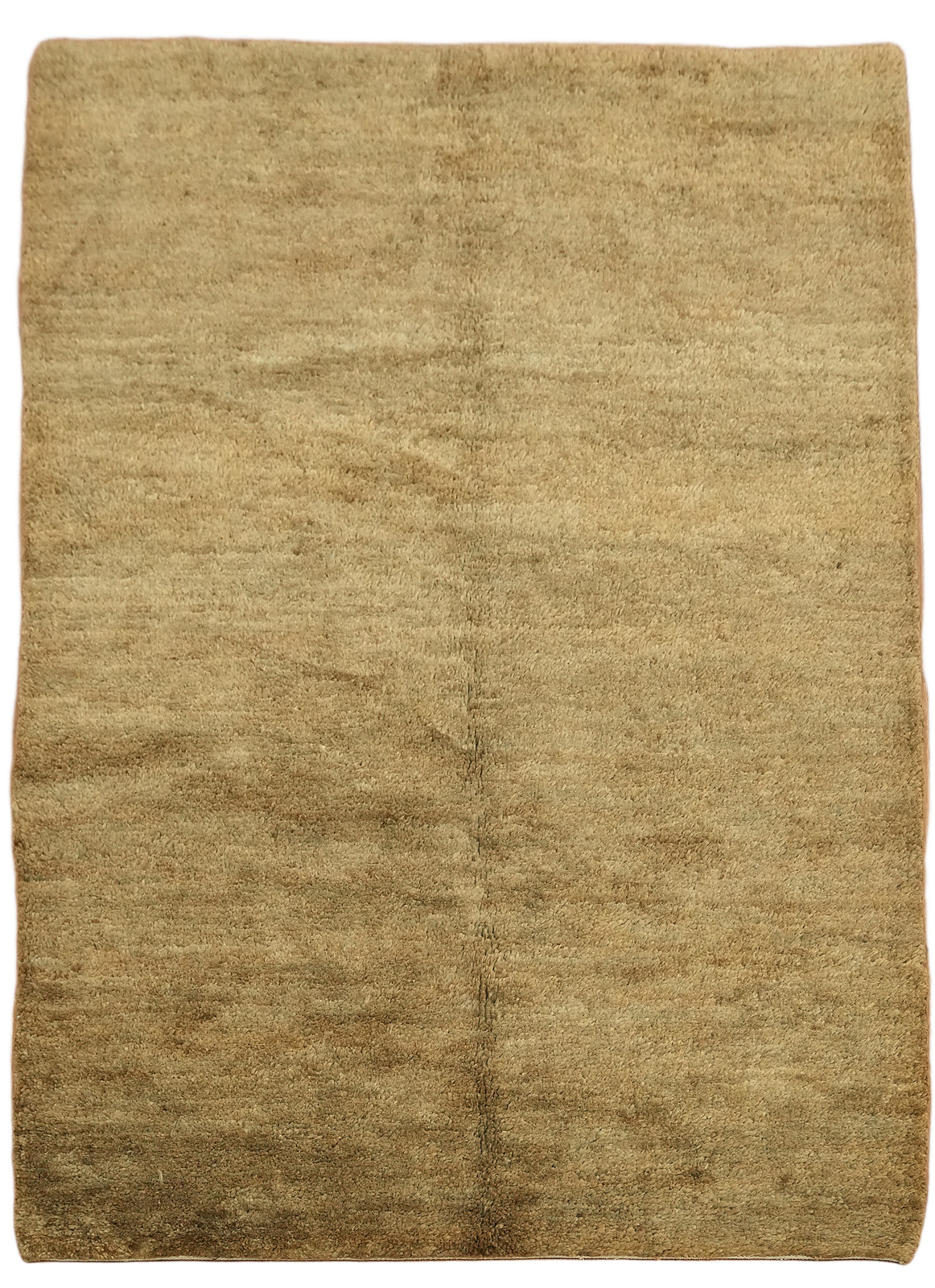 Solid Brown & Gold Jute Hand-Knotted 6×8 Modern Contemporary Area Rug