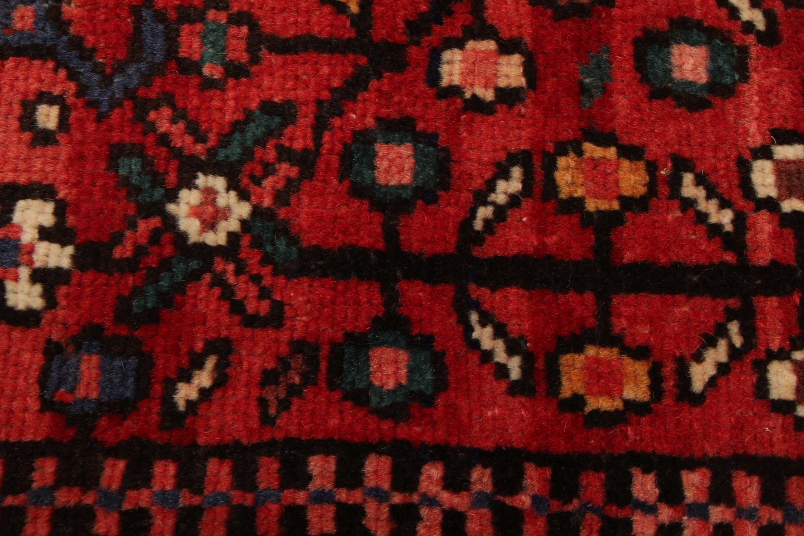 Vintage Hand-knotted Runner Rug 2’9″ x 10’8″ Traditional Oriental Wool Carpet