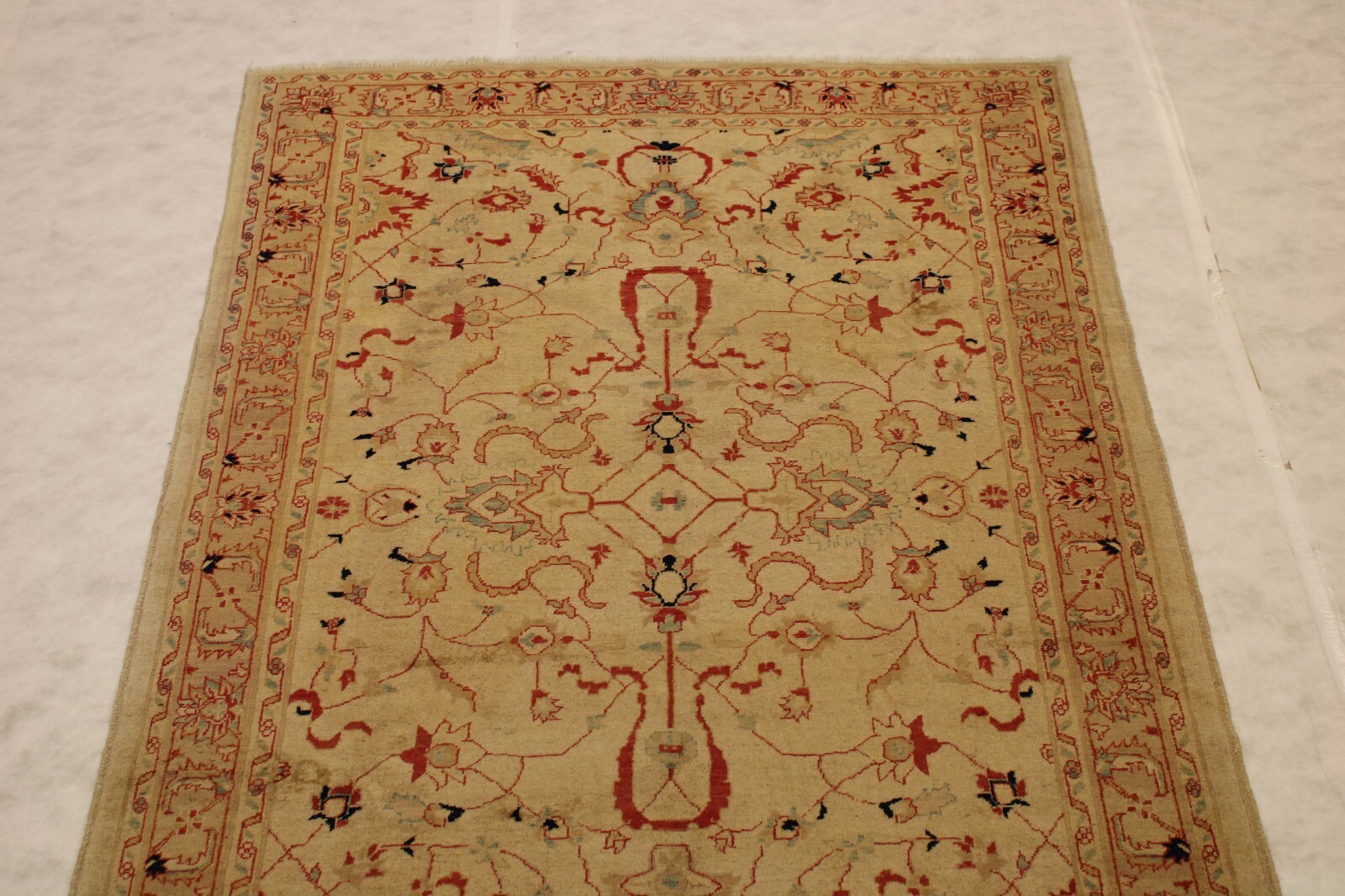 5’10” x 8’6″ ft. Oushak Vegetable Dye Hand Knotted Oriental Wool Authentic Rug