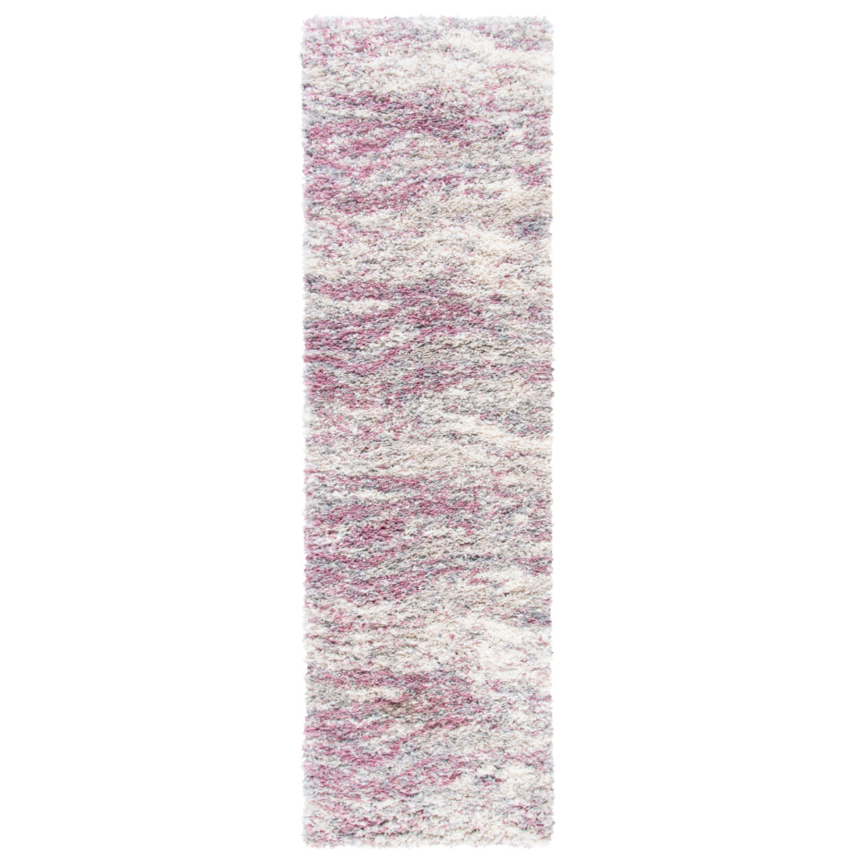 SAFAVIEH Fontana Shag Collection FNT875U Pink / Grey Rug