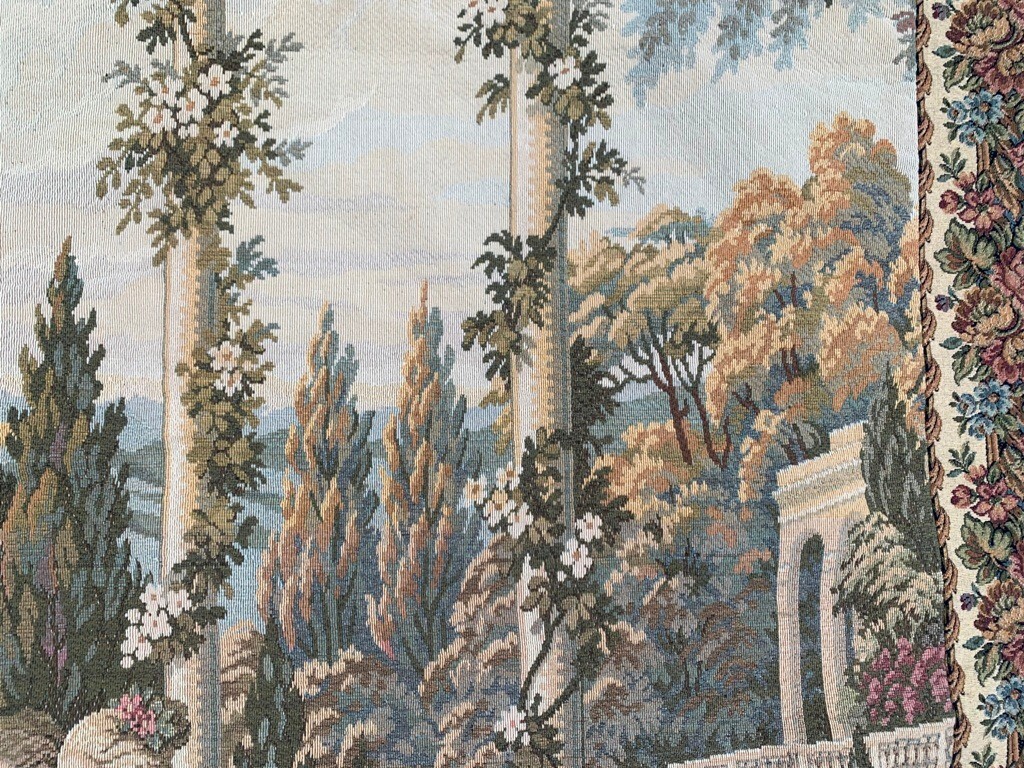 Vintage French Tapestry Pictorial Tapestry Romantic Home Decor Tapestry 4×5 ft