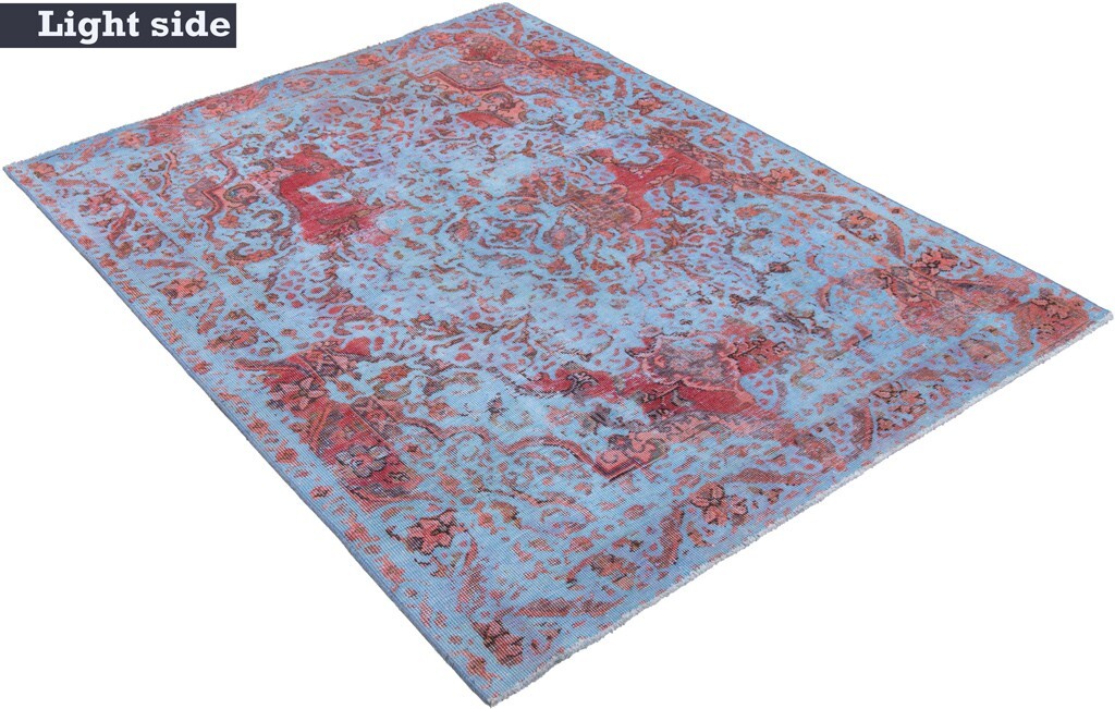 Vintage Hand-Knotted 68 1/2×53 1/2in-Orient, Modern, Carpet, Rug, Blue
