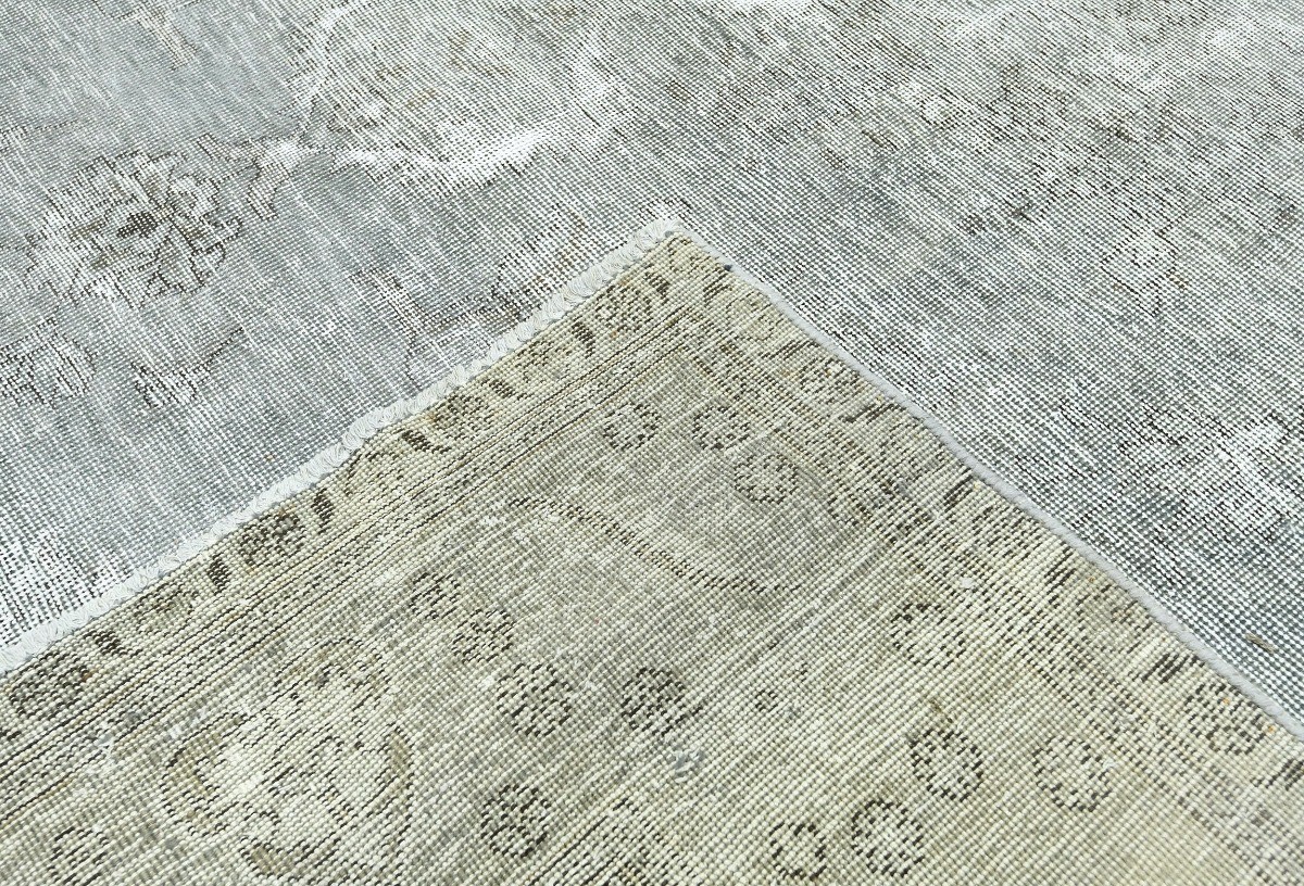 9’8X12’3 ft Antique Distressed Oriental Rug Vintage Floral Stone-Washed Carpet