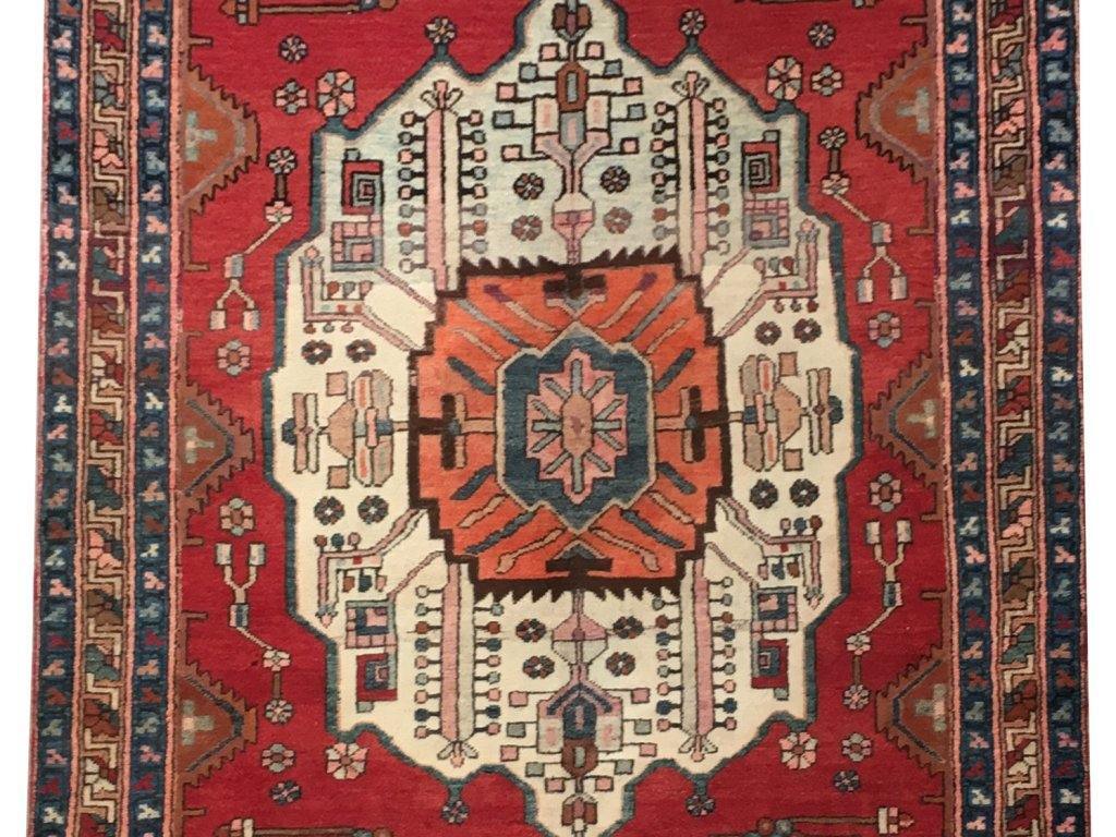 6′ x 11′ Red Traditional Hamaadan Rug 81763