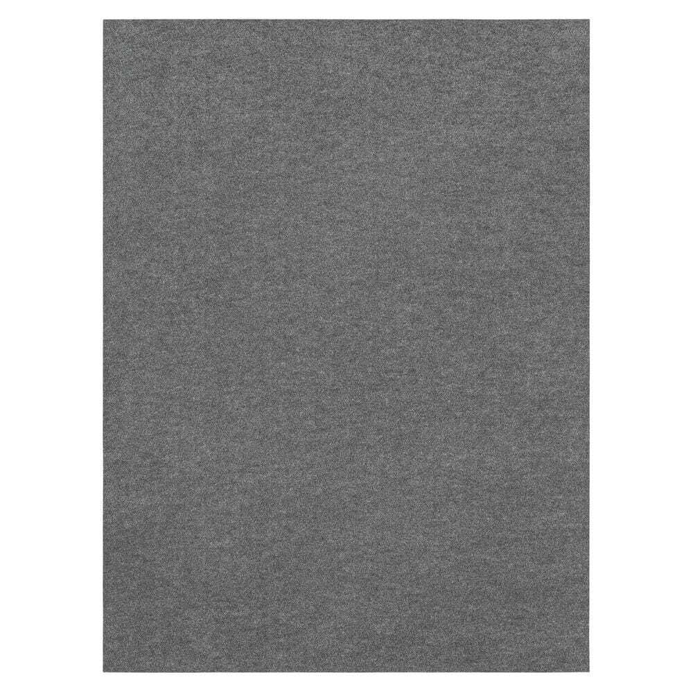 Indoor/Outdoor Area Rug Unbound Smoke Gray Ribbed Eco-Friendly 6 Ft. X 8 Ft .NEW