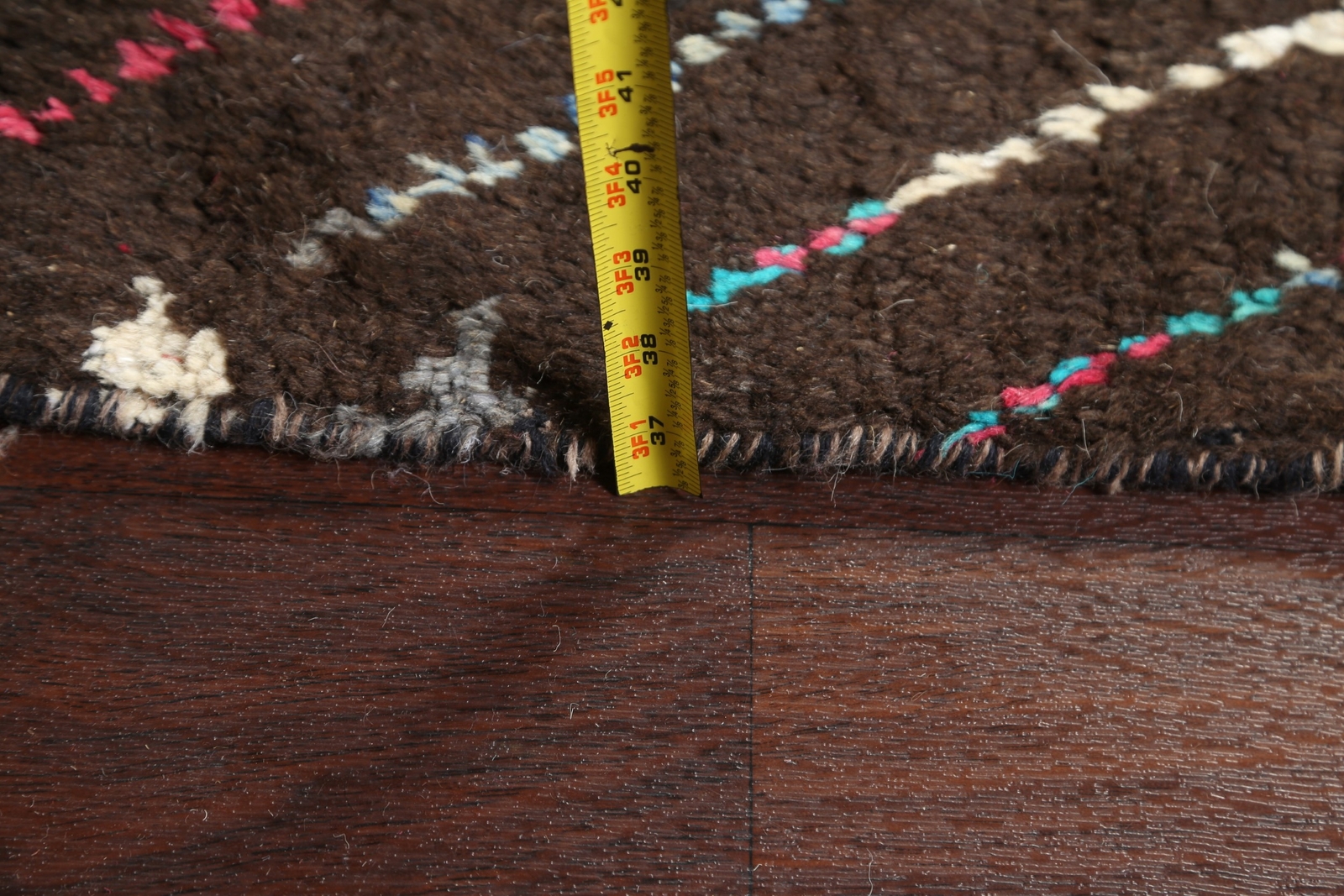 Unique Luxury Handmade Moroccan Large Rug Brown Living Room Centerpiece 10×15 ft
