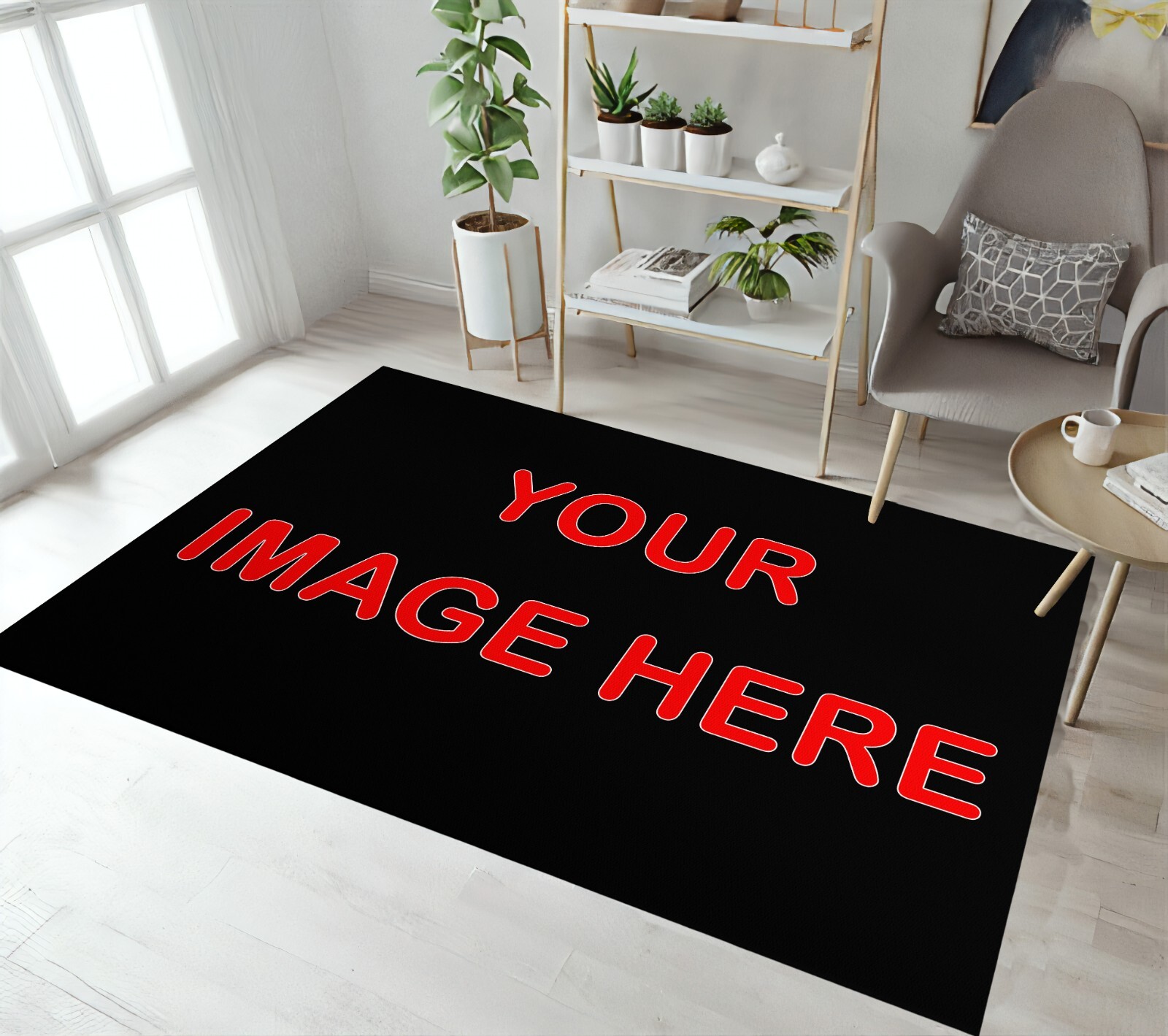 Custom rug, custom sneaker rug, custom anime rug, personalized rug